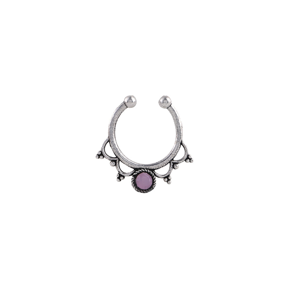 Stone Studded Beautiful Septum