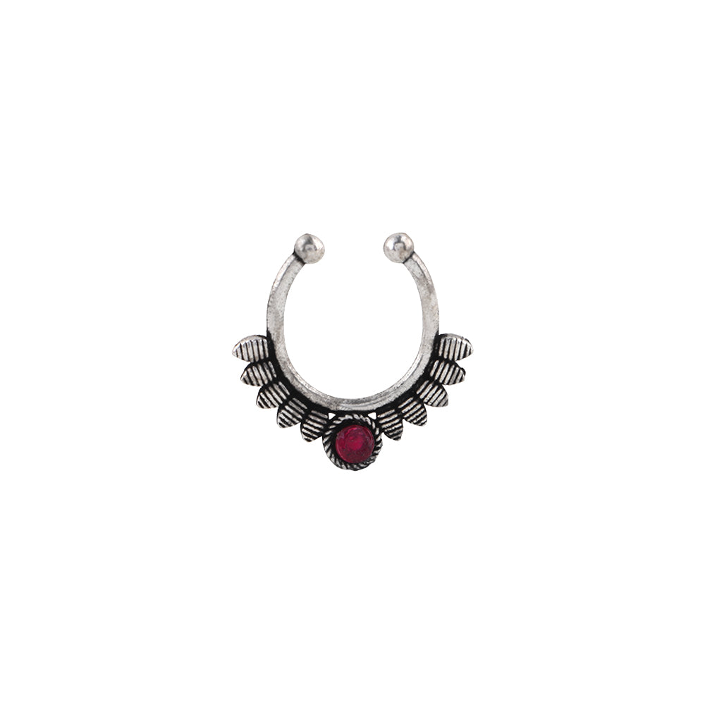 Stone Studded Beautiful Septum