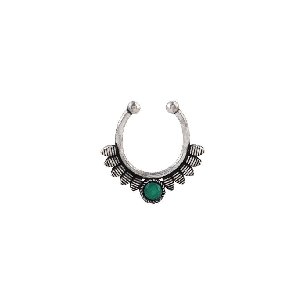 Stone Studded Beautiful Septum