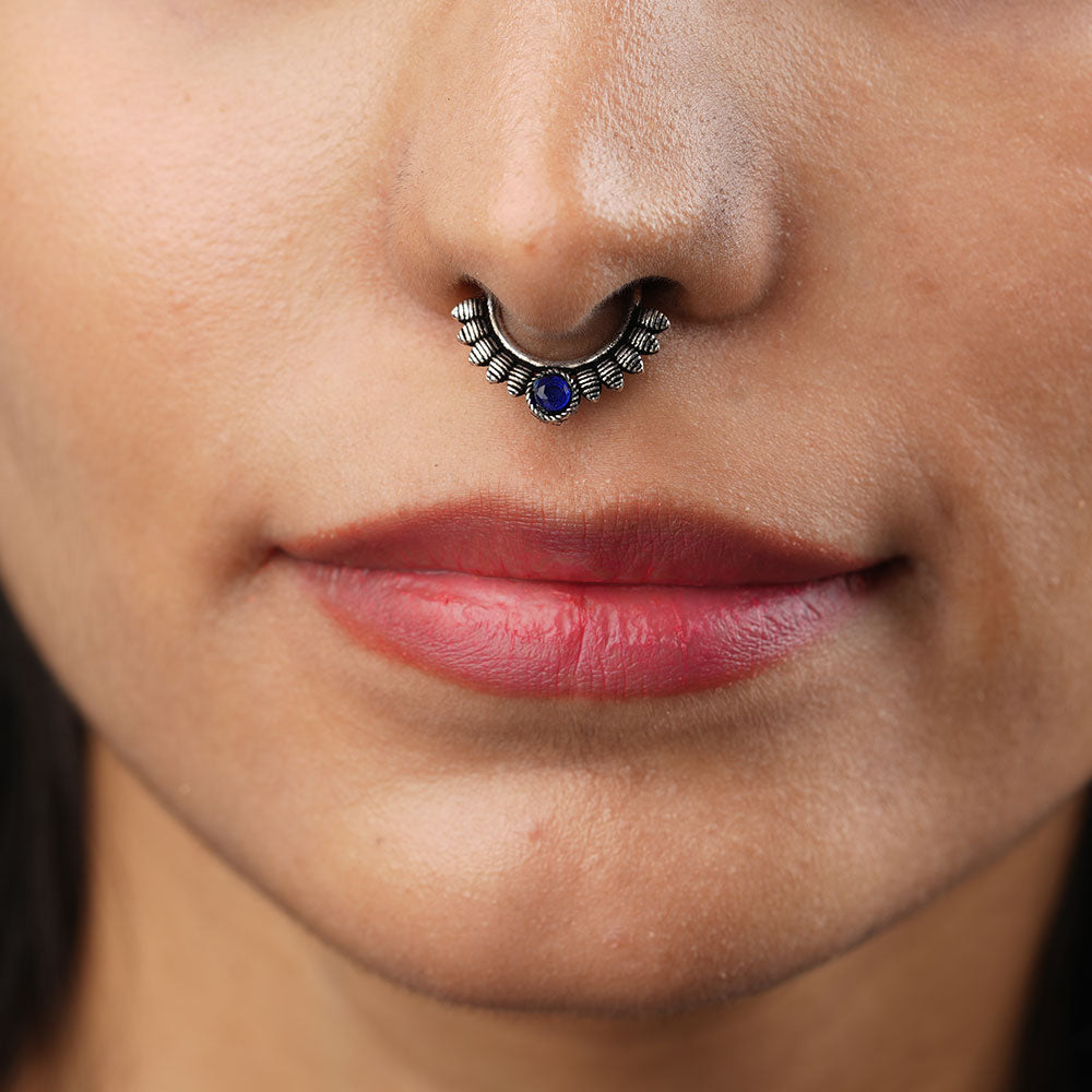 Stone Studded Beautiful Septum