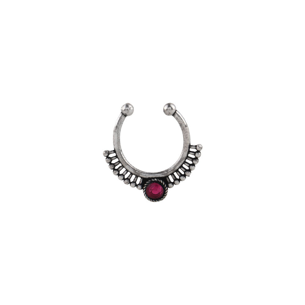 Stone Studded Beautiful Septum