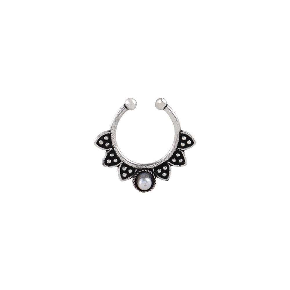 Stone Studded Beautiful Septum