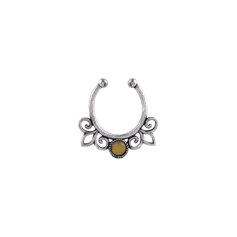 Stone Studded Beautiful Septum
