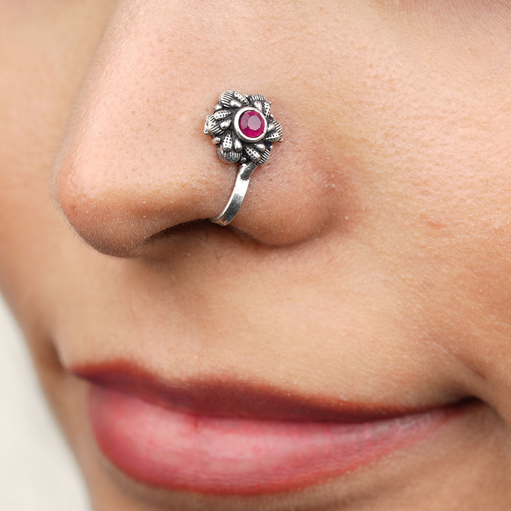 Stone Studded Beautiful Nosepin