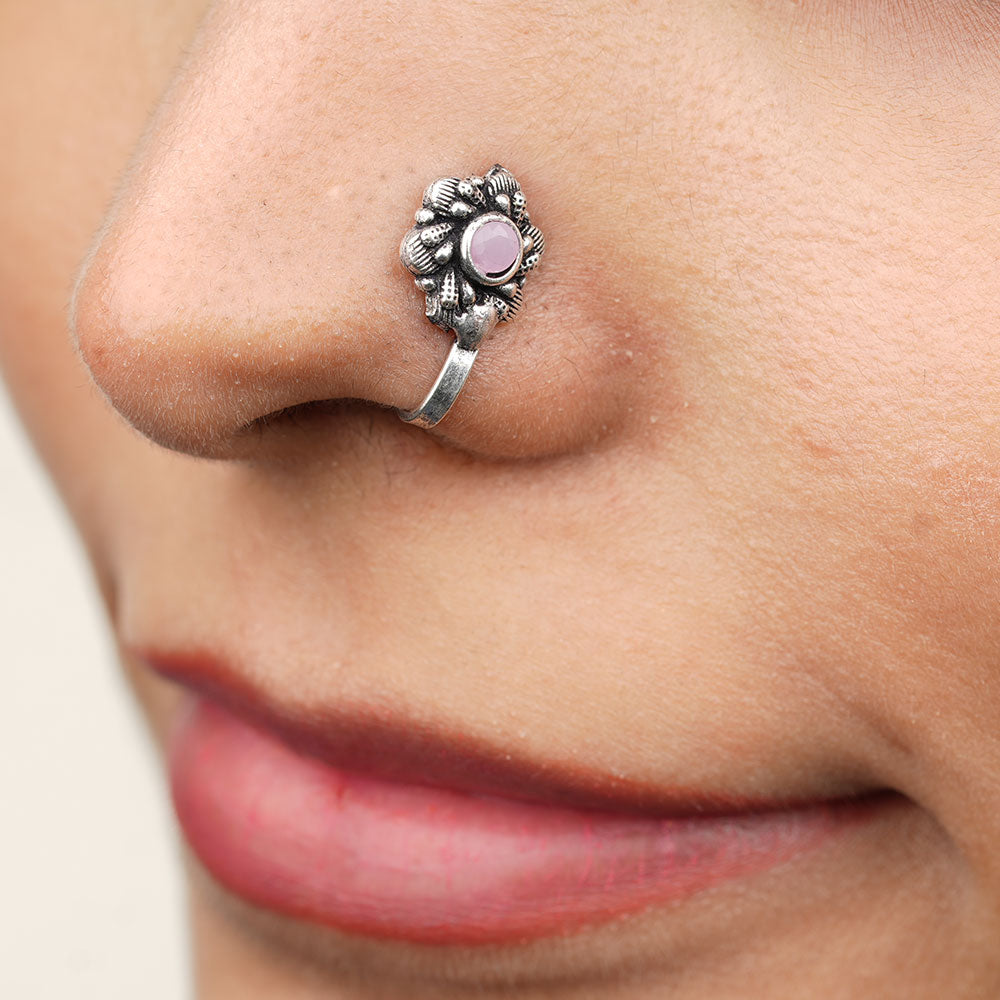 Stone Studded Beautiful Nosepin