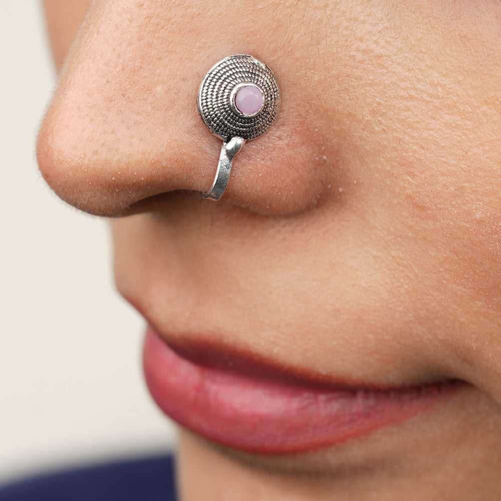 Stone Studded Beautiful Nosepin