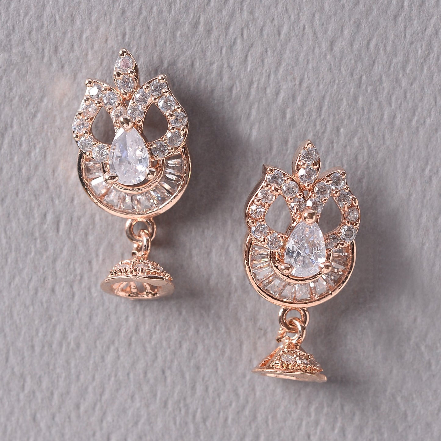Zirconia drop Earrings
