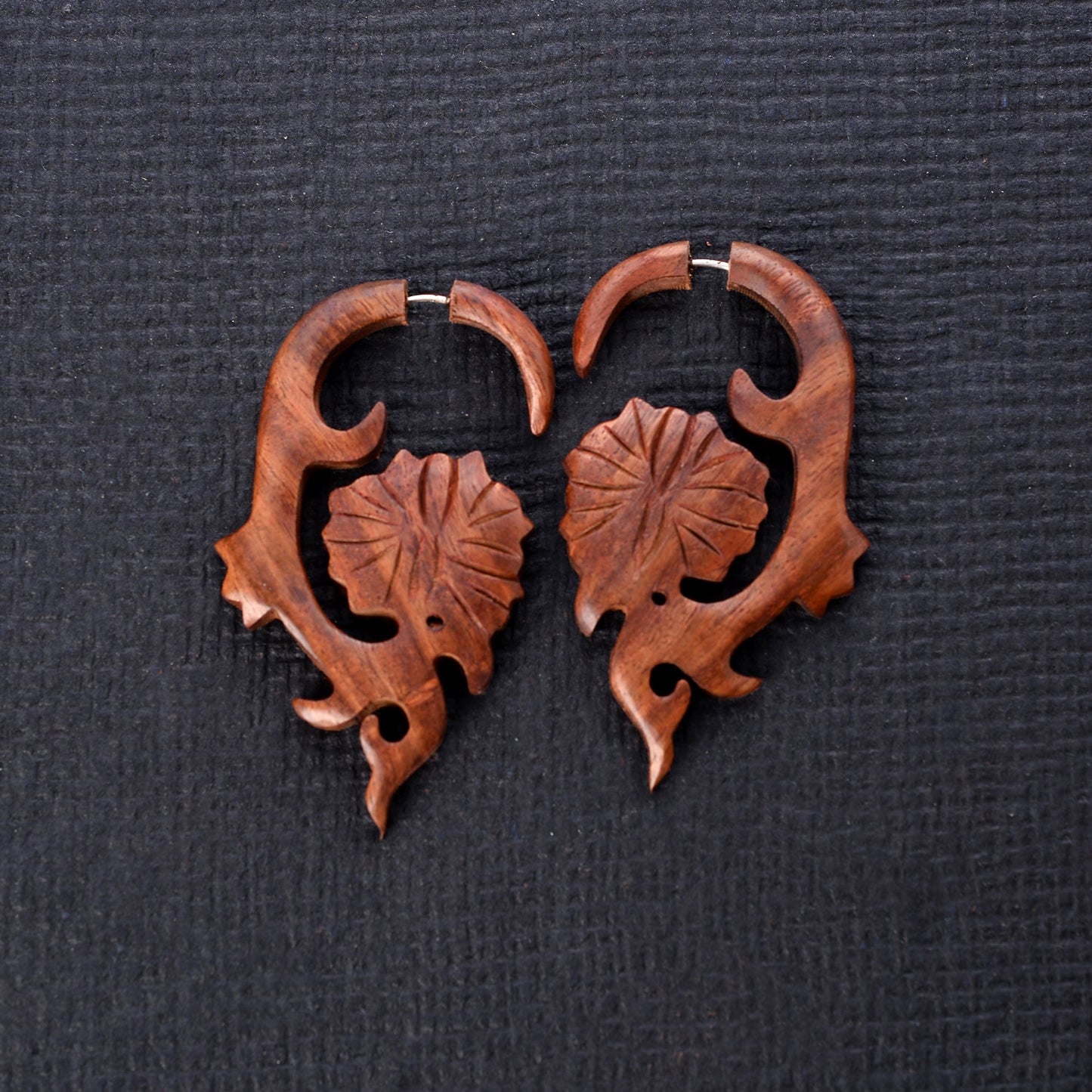 Wooden Loop Earrings