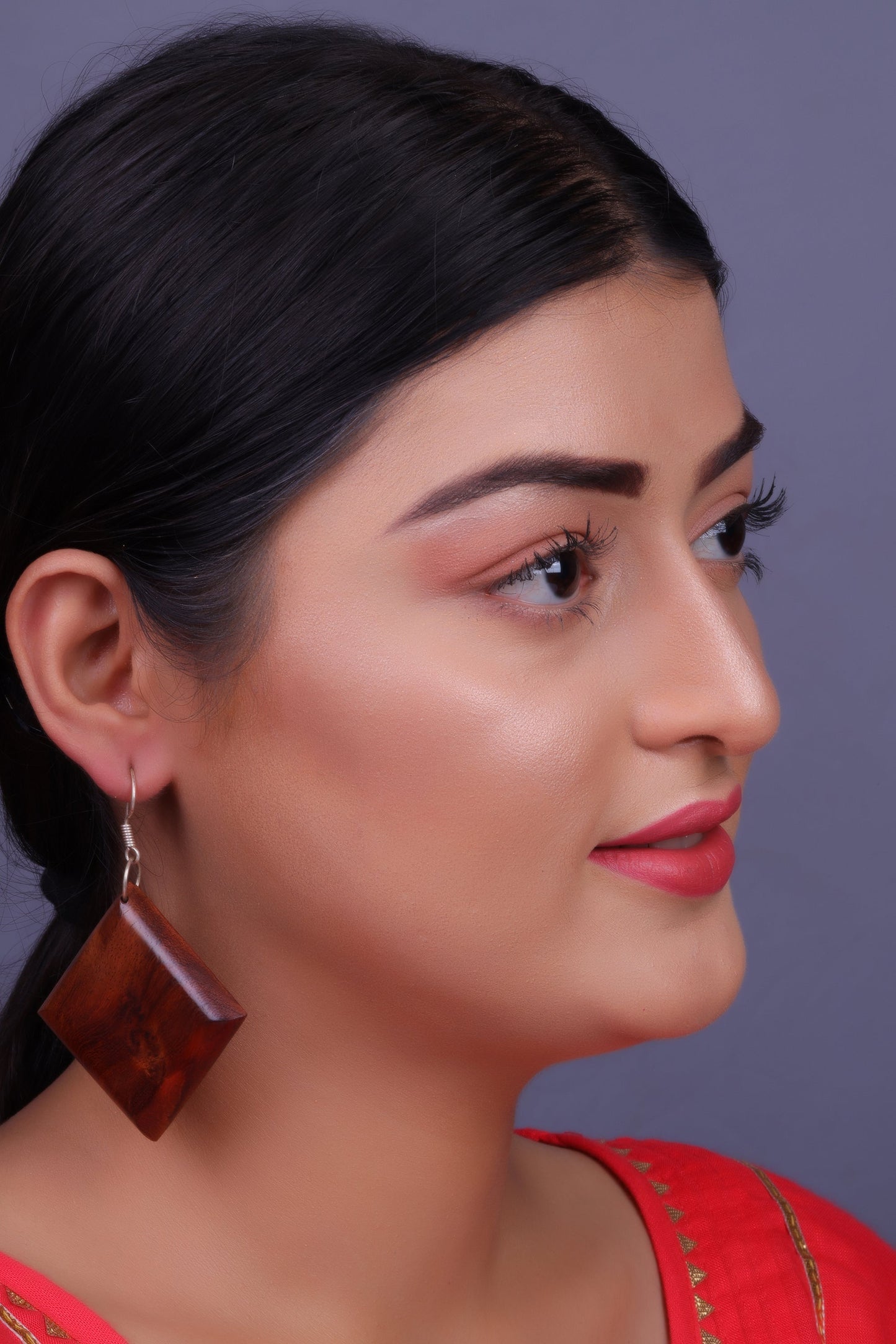 Wooden earrings
