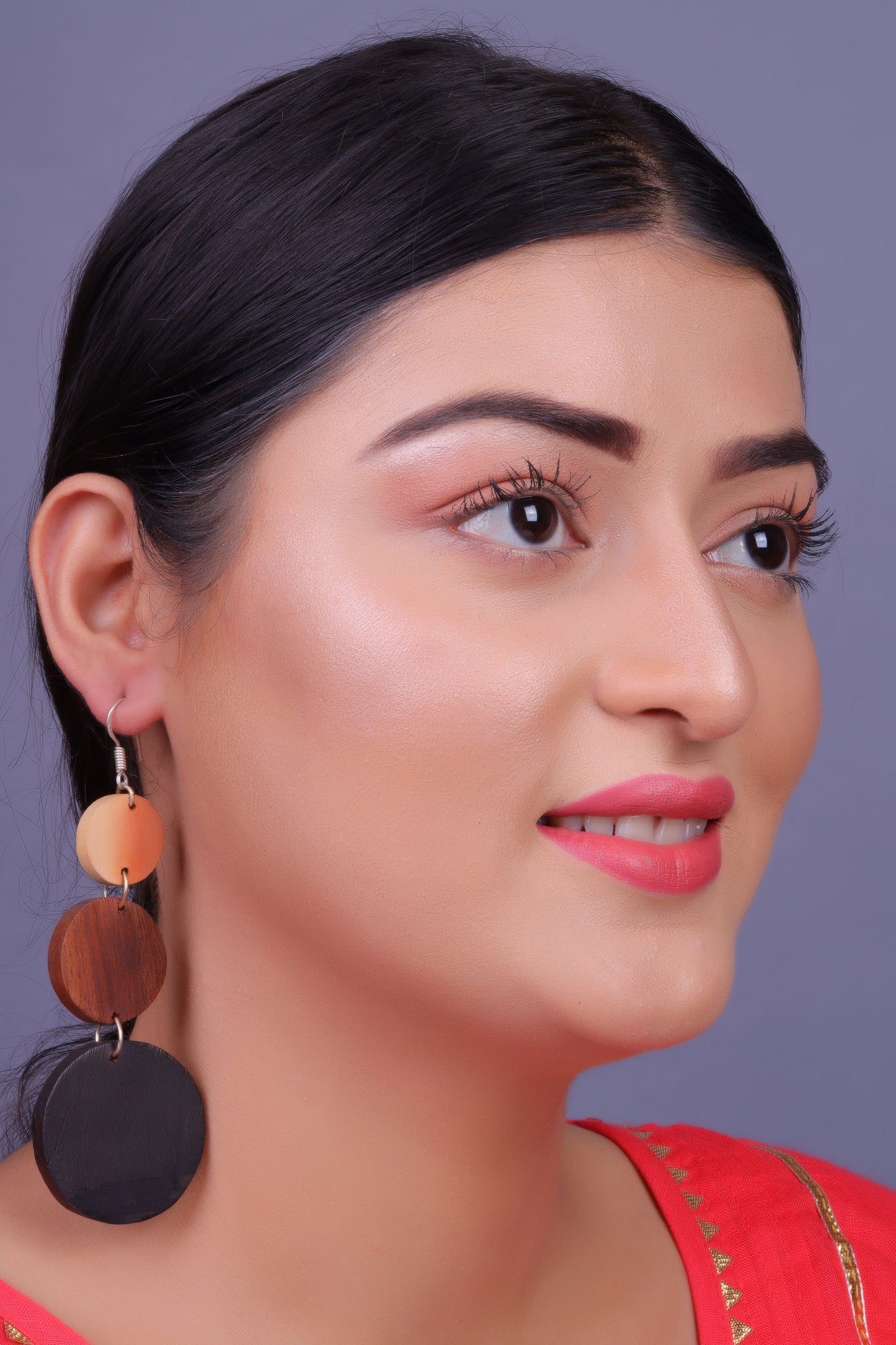 Wooden earrings
