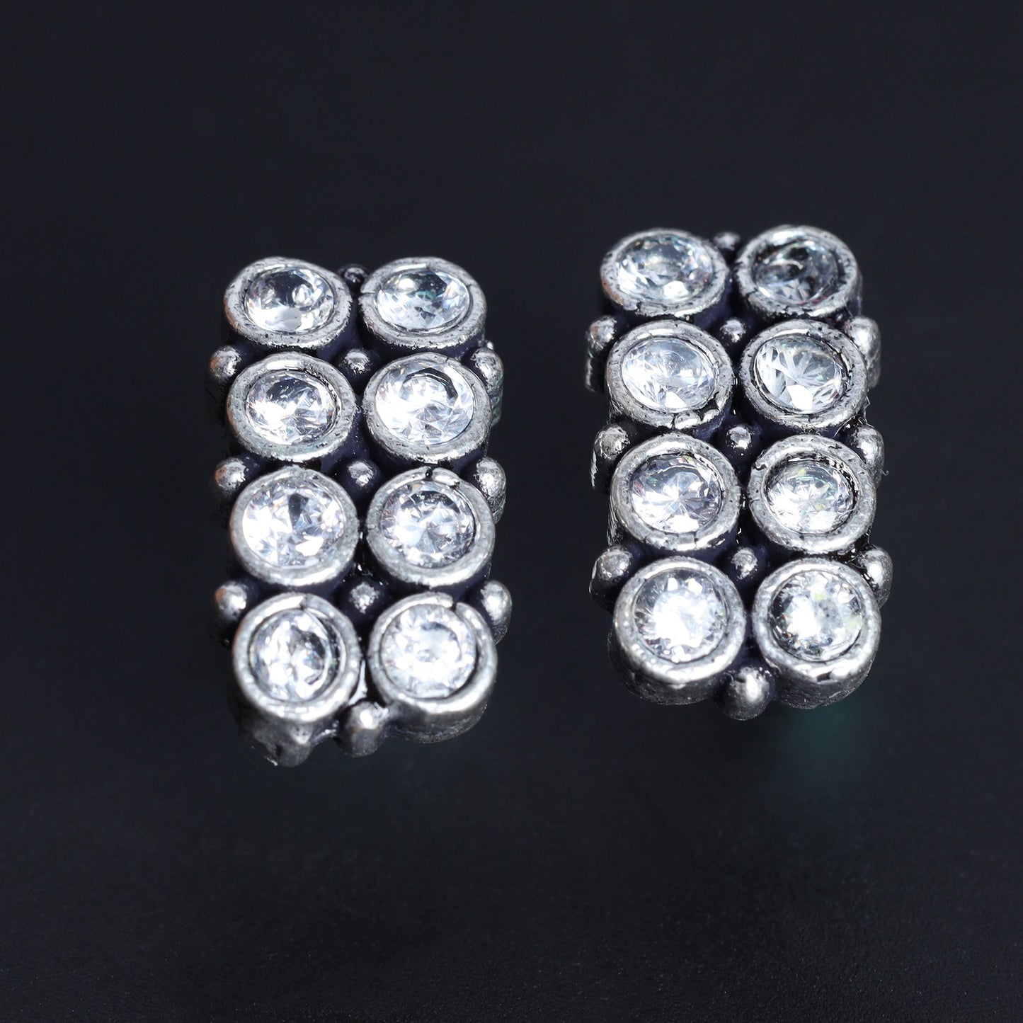Kundan Studded Brass Studs