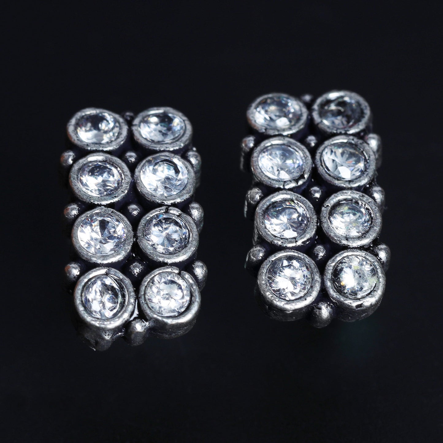 Kundan Studded Brass Studs