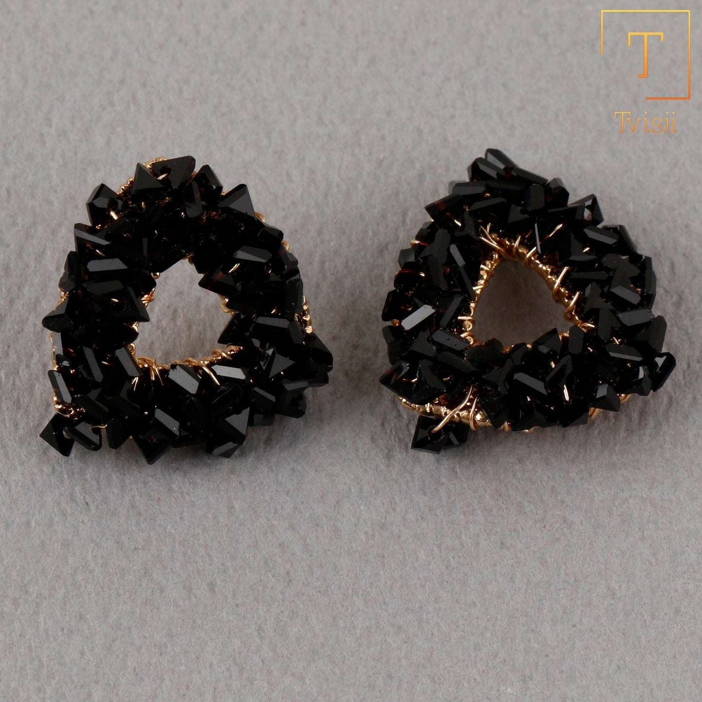 Black Fancy Earrings