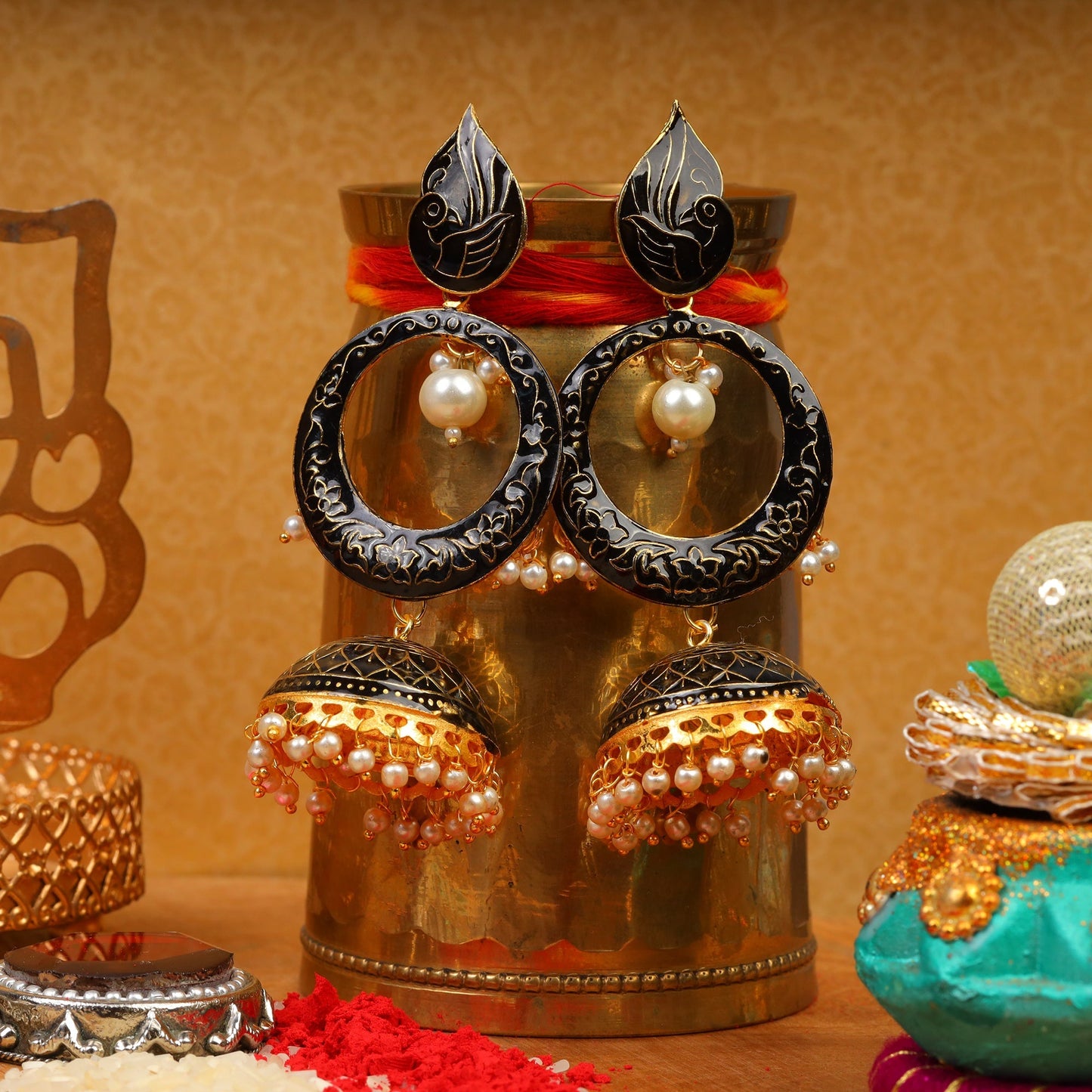 Meenakari Earrings