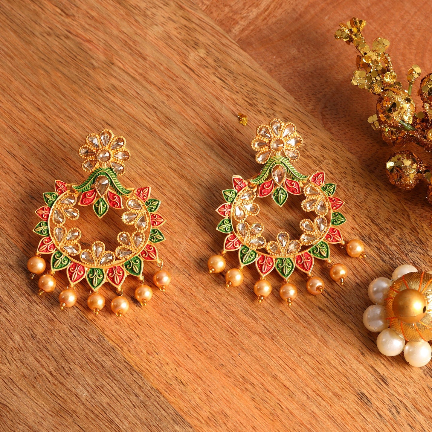 Meenakari Earrings