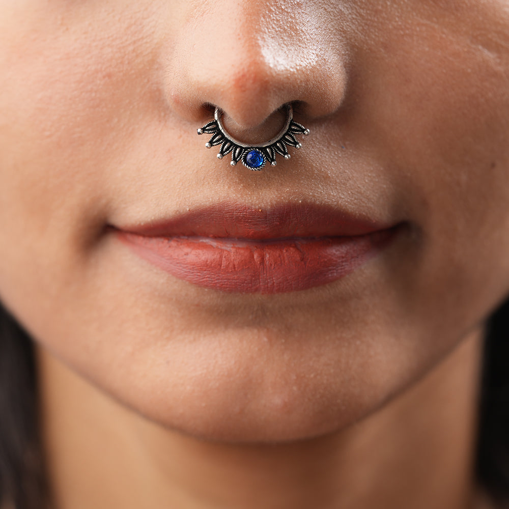Stone Studded Beautiful Septum