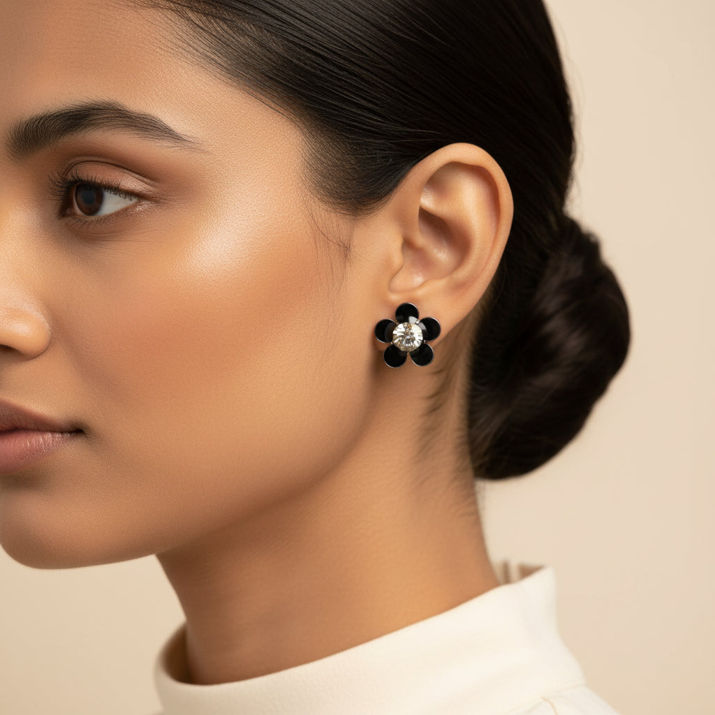 Petals & Bows- Combo stud earrings
