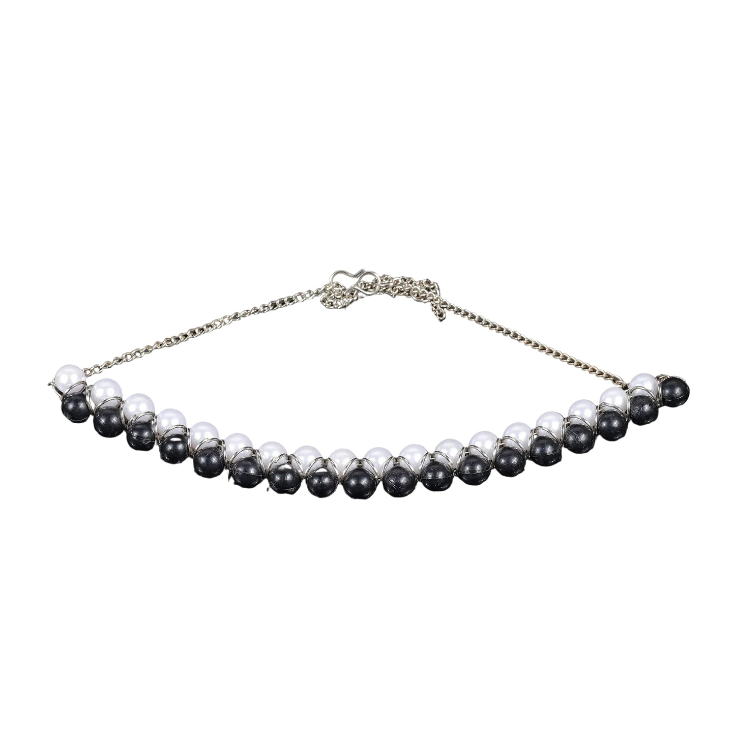 Moonlit pearl choker neckpiece