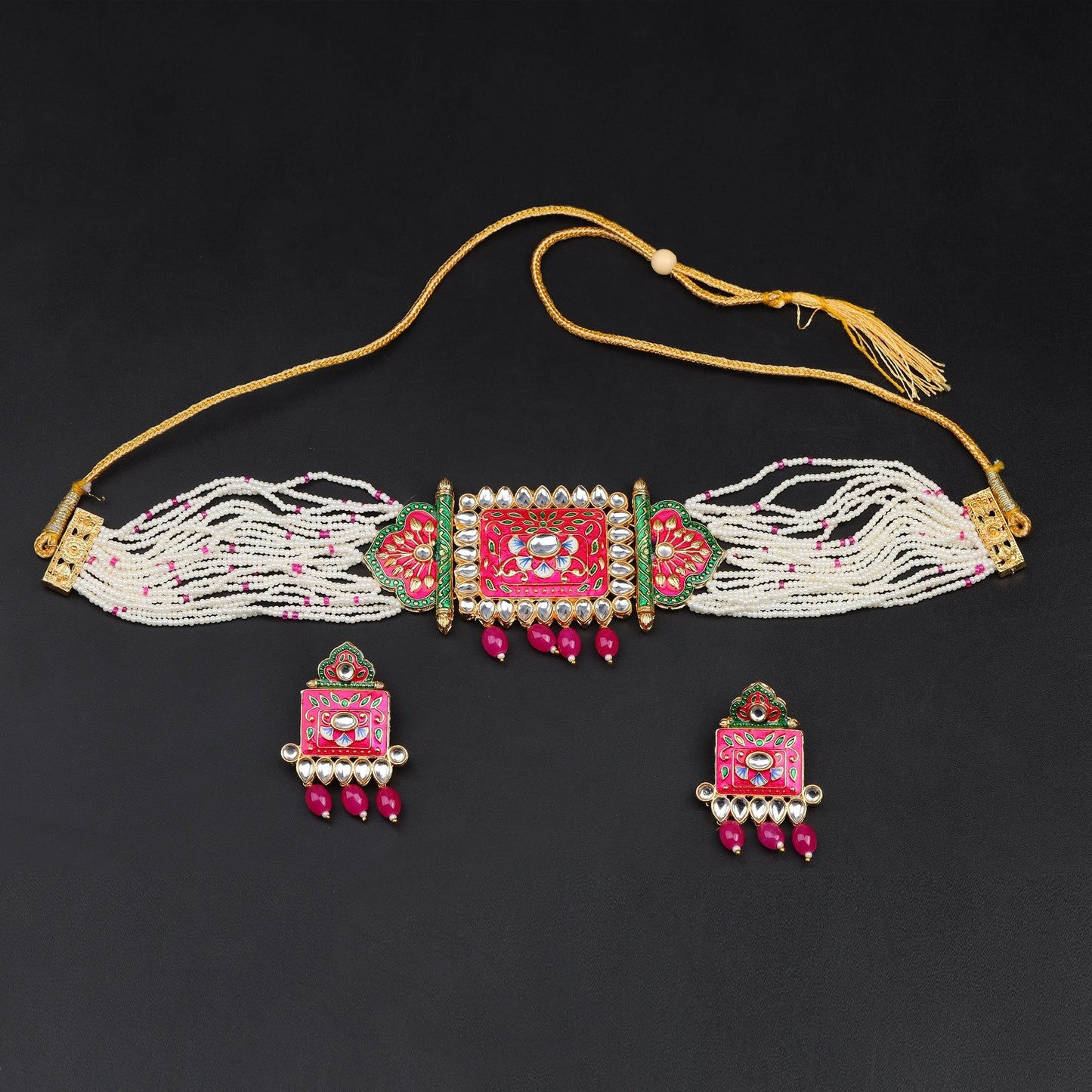 Meenakari Necklace Set