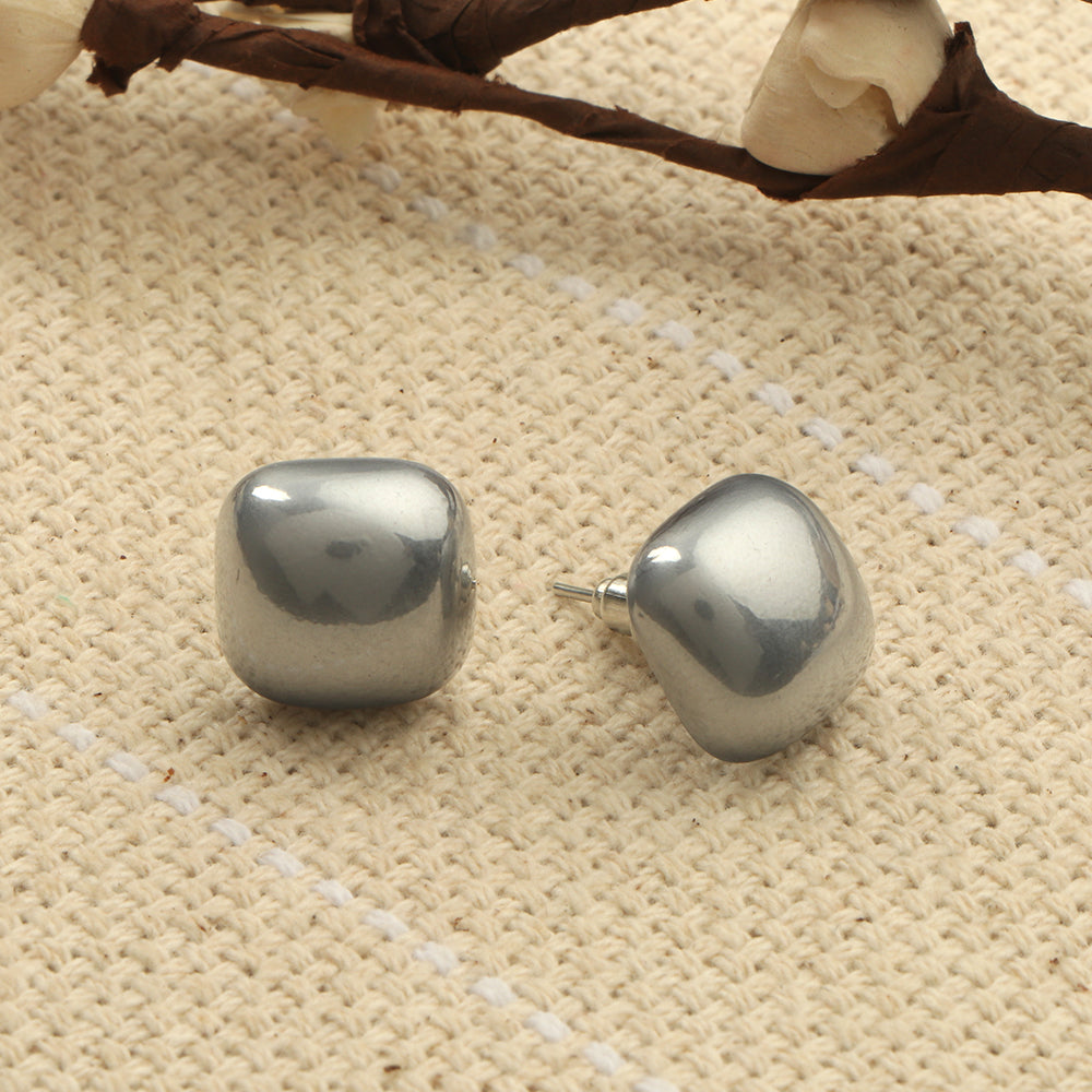 Clean Glow- Stone Stud Earrings