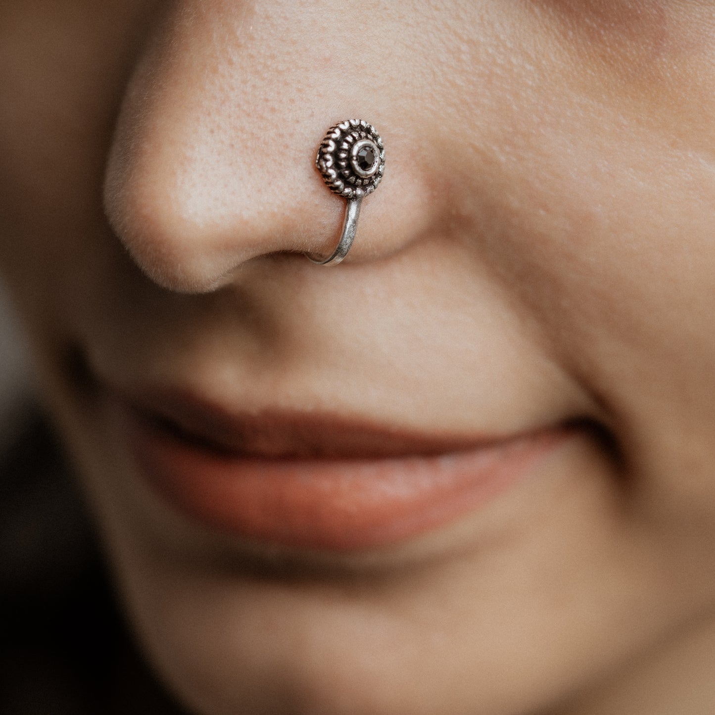 Stone Studded Beautiful Nosepin