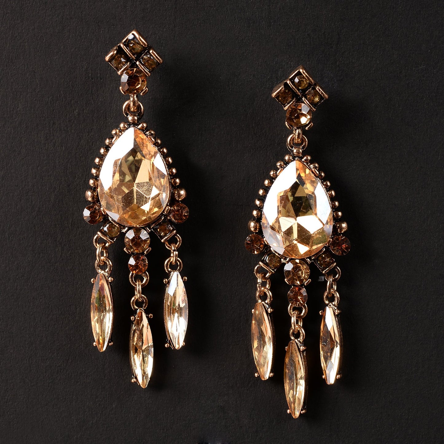 Hanging Golden Earrings
