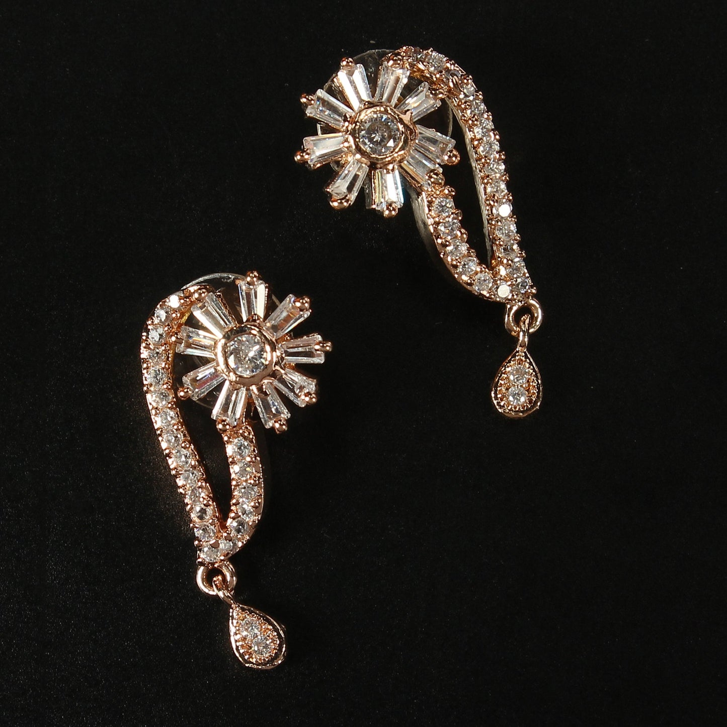 Zirconia drop Earrings