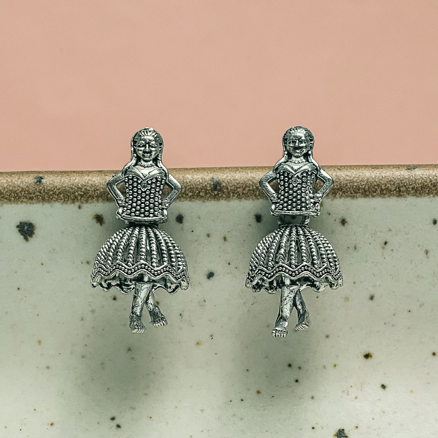 Mini Muse stud earrings (Silver)