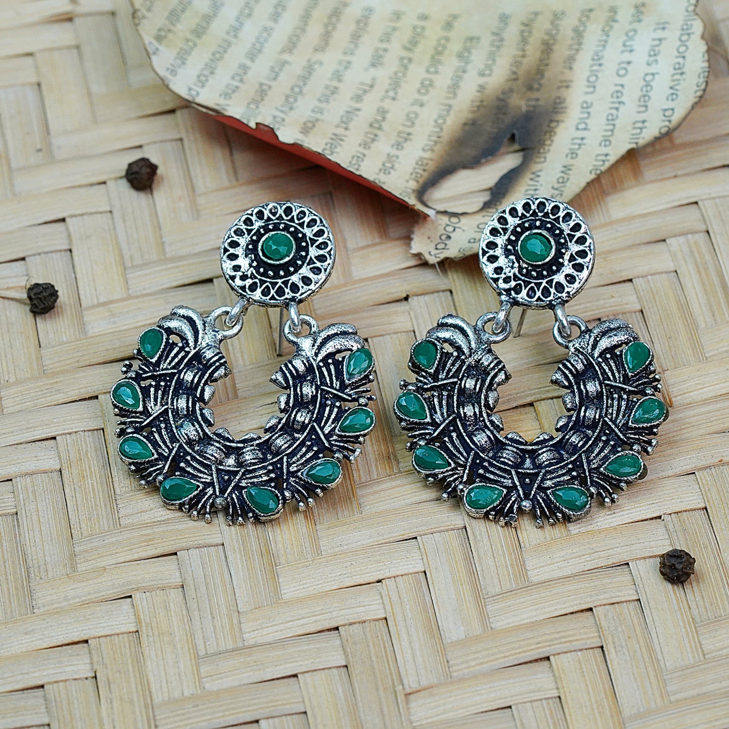 Dangling Delight Dangler Earrings (Green)