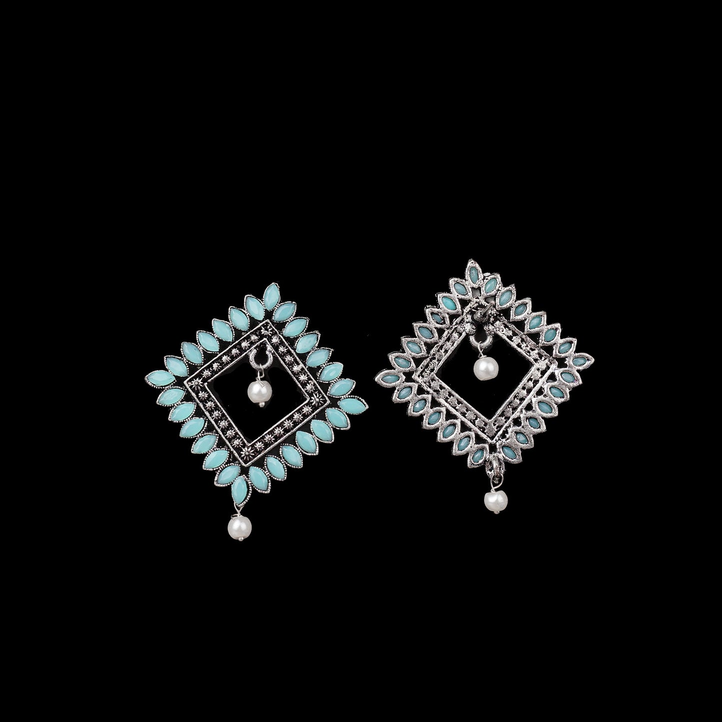 Sass Stone stud earrings (Mint)