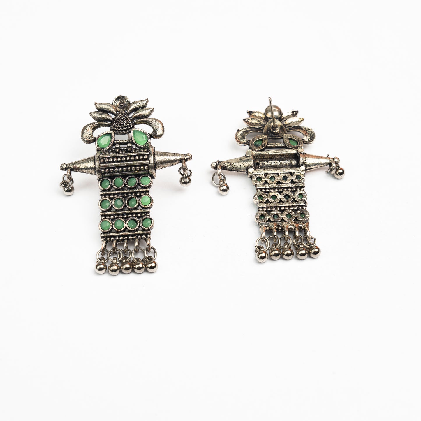 Bindaas Boho dangler earrings (Pista)