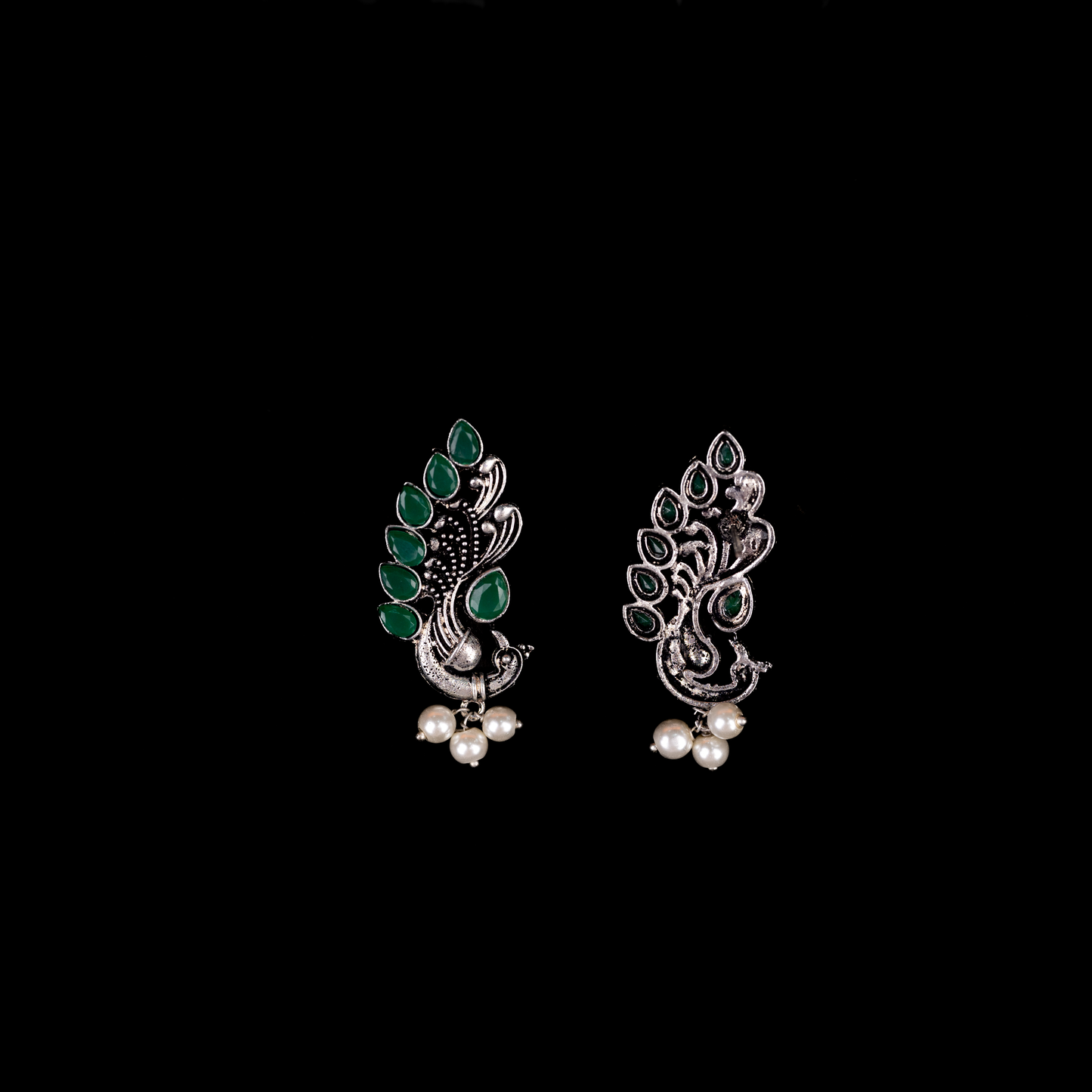 Mayur Pride stud earrings (Green)