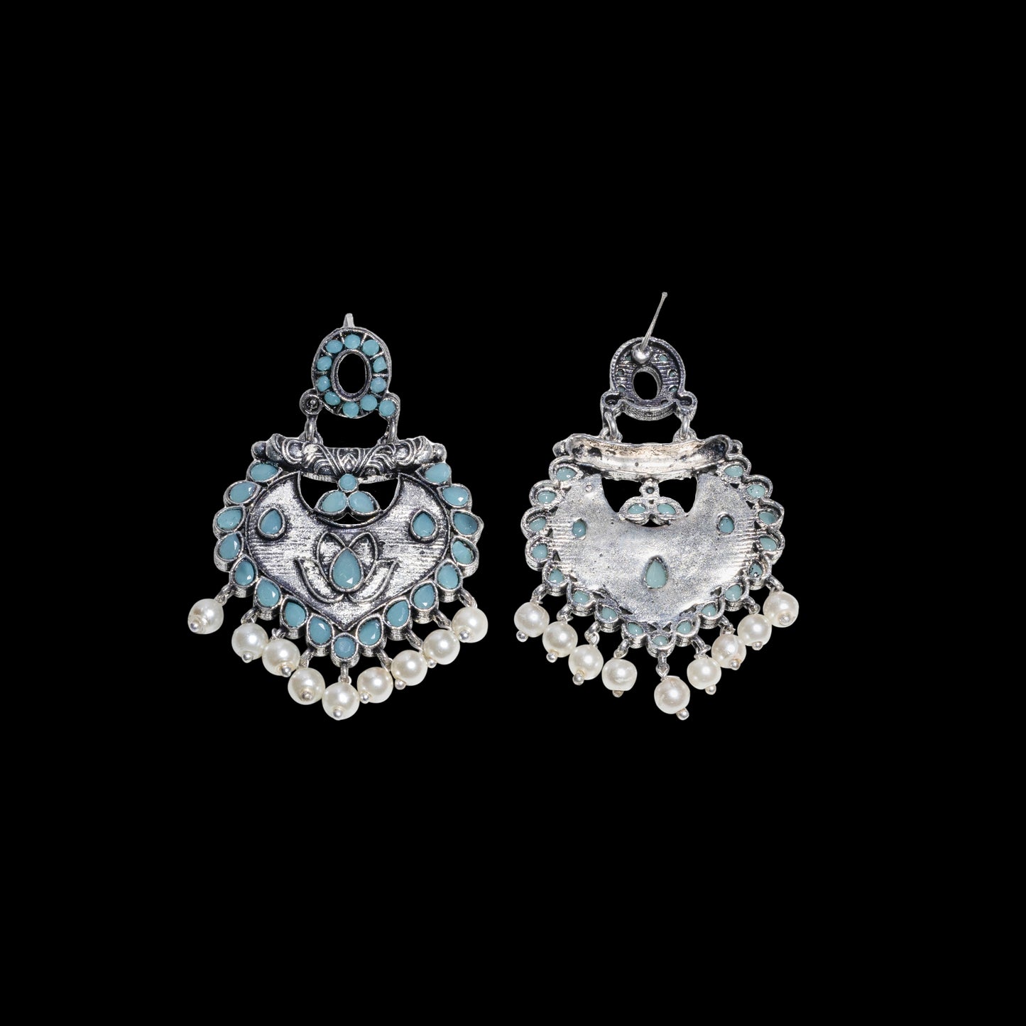 Phuljhadi prestine Dangler earrings (Mint)