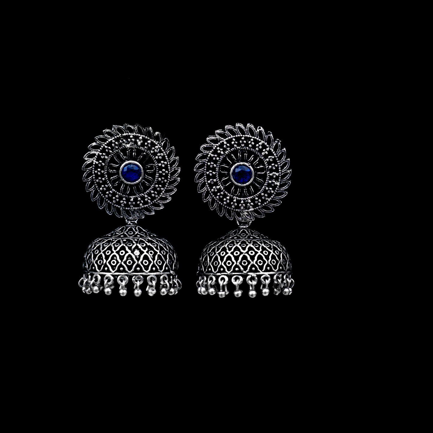 Jhilmil jhumki earring (Blue)