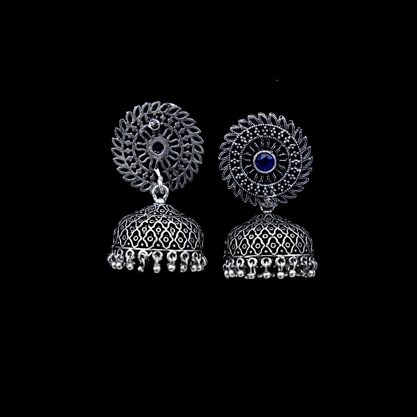 Jhilmil jhumki earring (Blue)