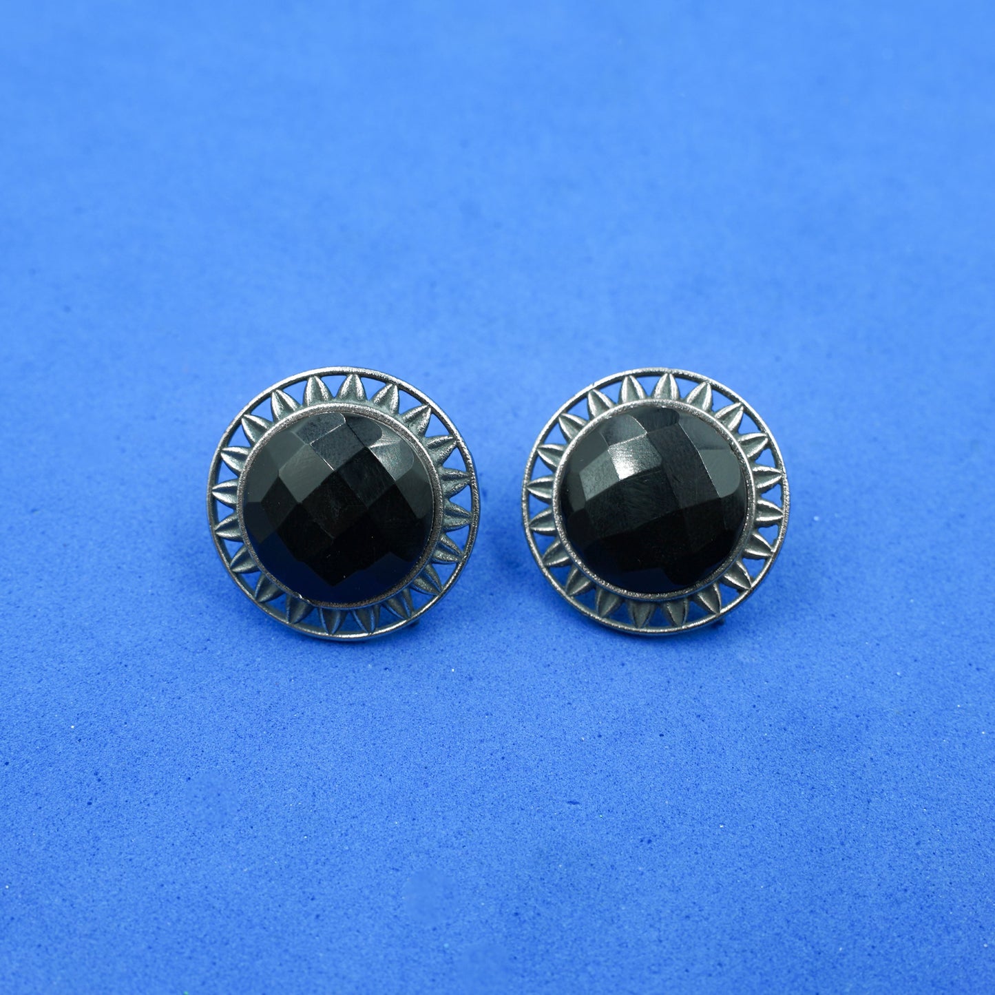 Black Diamond Stud Earring