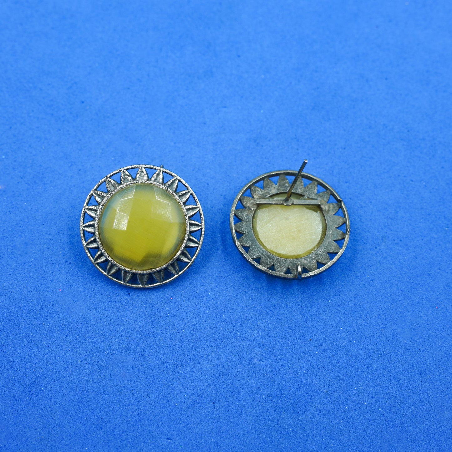 Yellow Diamond Stud Earring