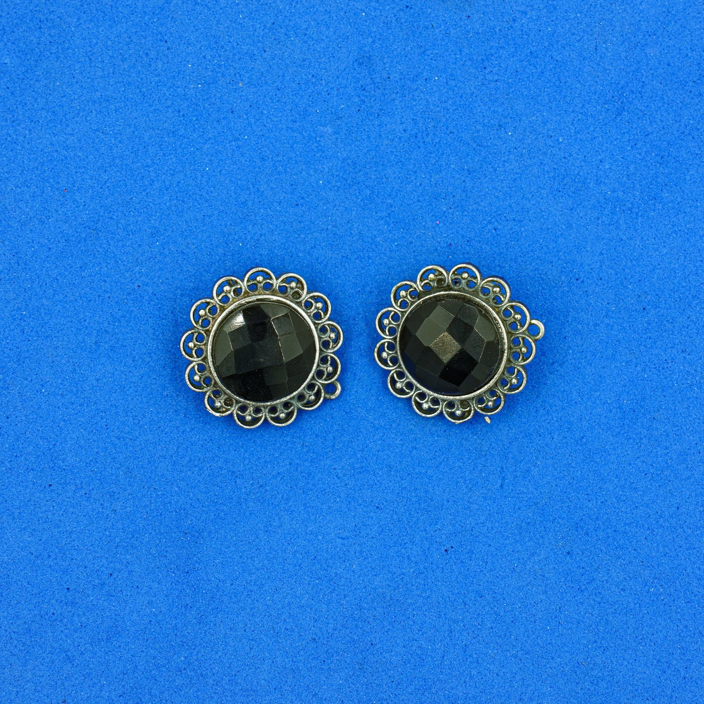 Black Diamond Stud Earring