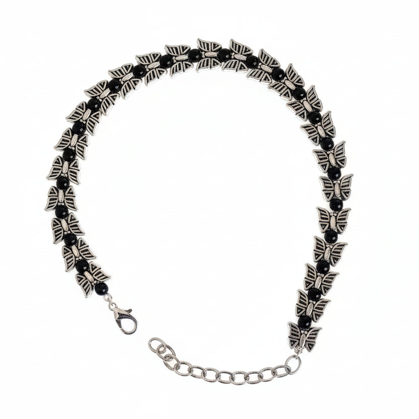 FlutterWings Anklet (Black)