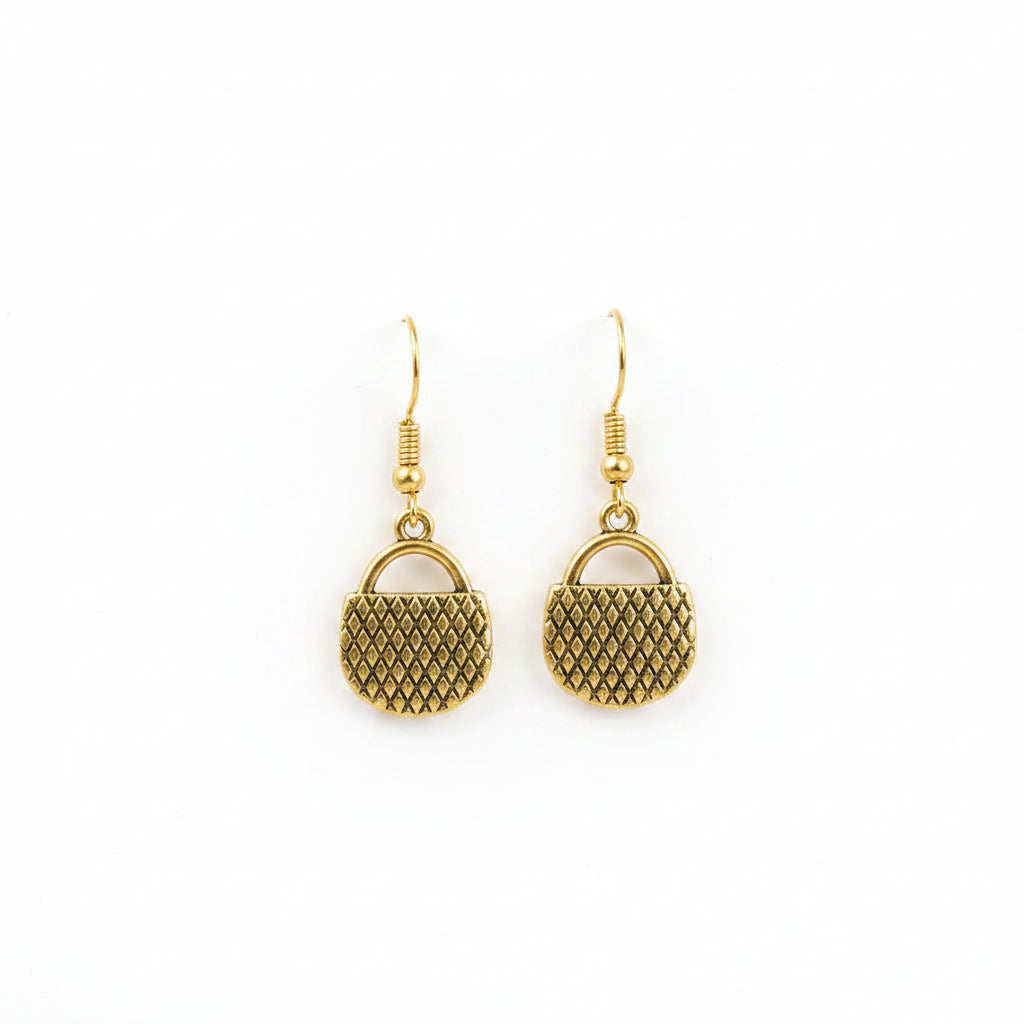 The Handbag Charm Drop Earring