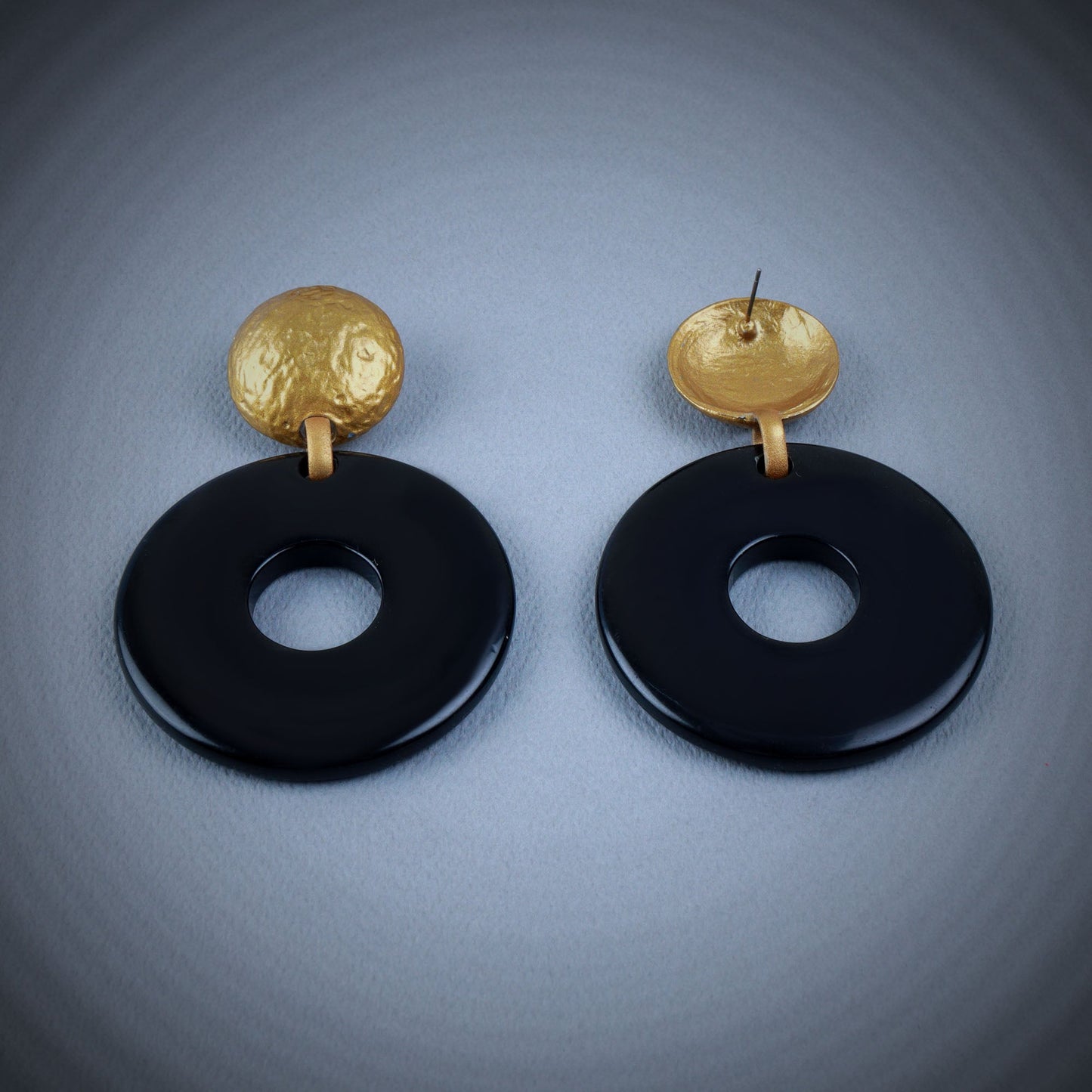 Black fanciful Earrings