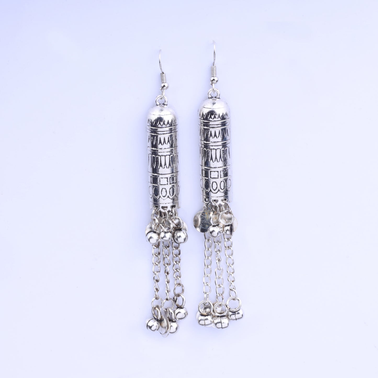 Nitya Kalika Dangler earrings (Silver)