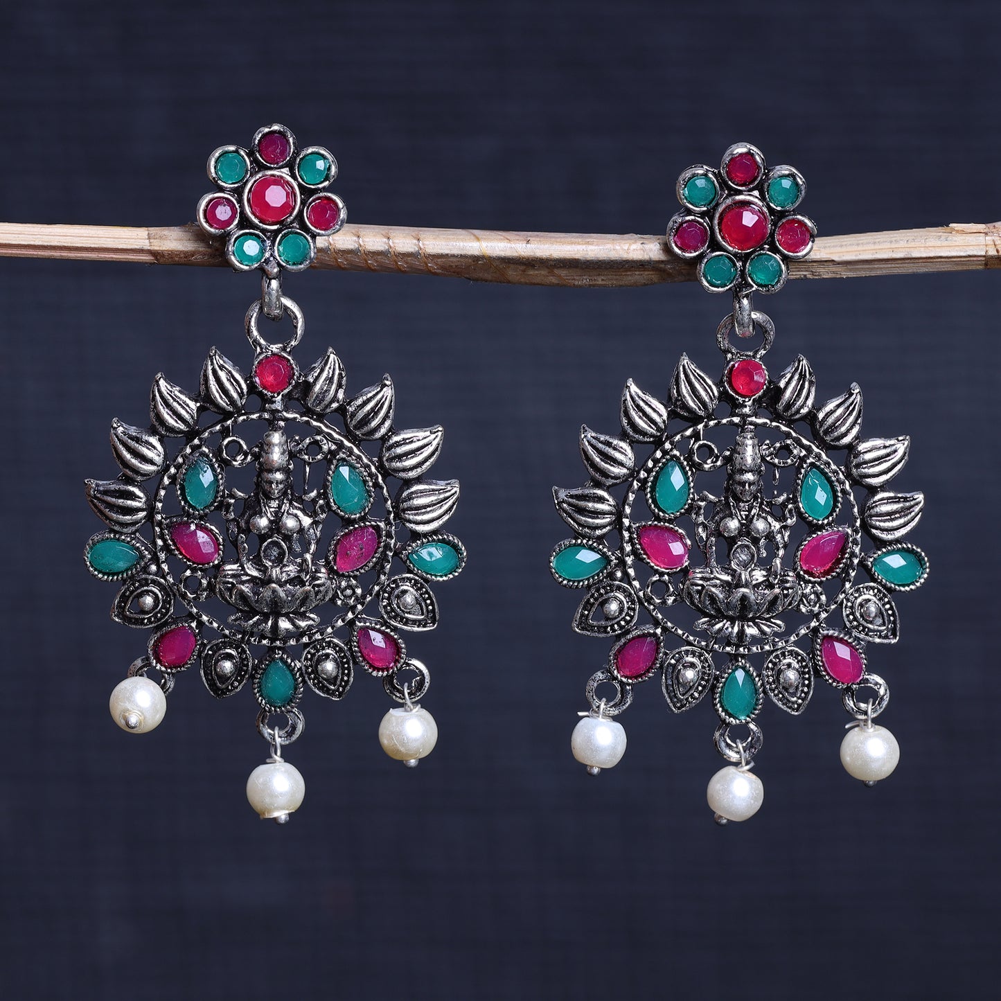 Dhan Laxmi dangler earring (Multicolored)
