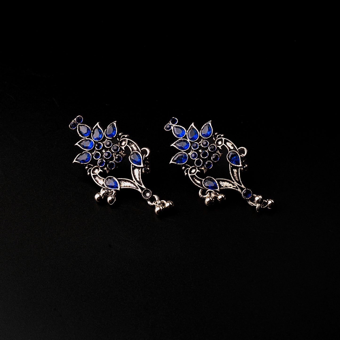 Tint and Twinkle danglers earrings (Blue)