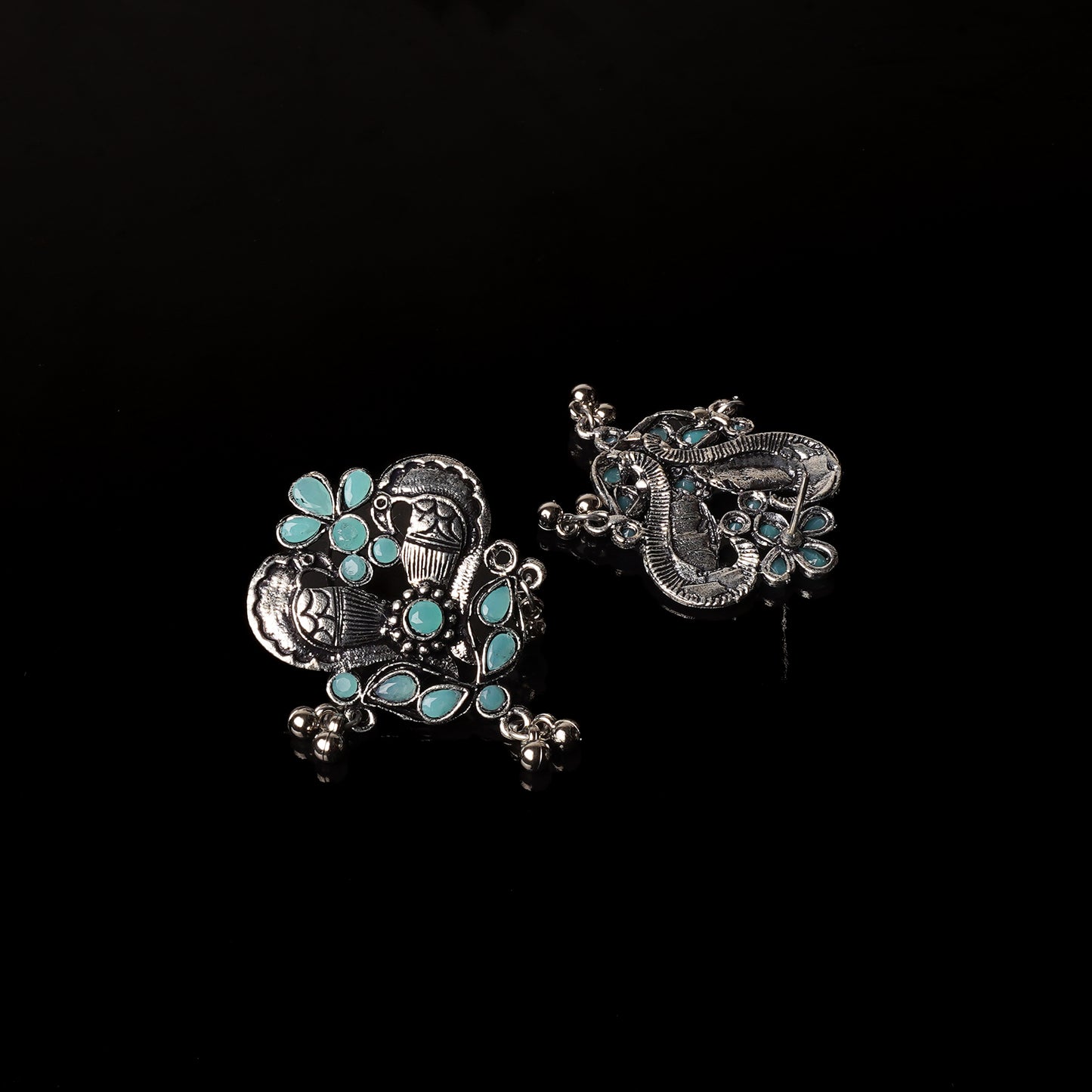 Bulbul Bling Party Studds earrings (Mint)