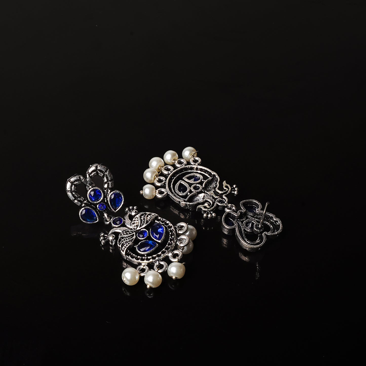 Neelkanth Dangler earrings (Blue)