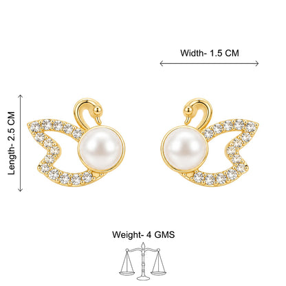 Pearl Halo Stud Earrings