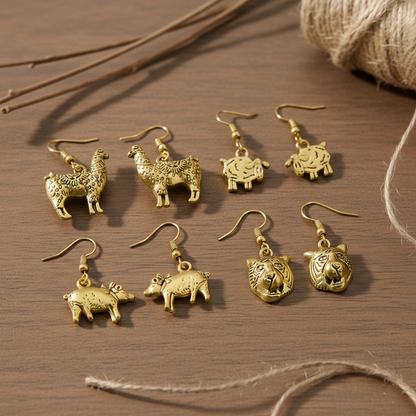 StylishKudi Oxidised Silver Drops & Danglers Earrings ComboSet for Women&girl