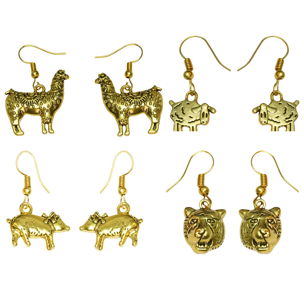 StylishKudi Oxidised Silver Drops & Danglers Earrings ComboSet for Women&girl