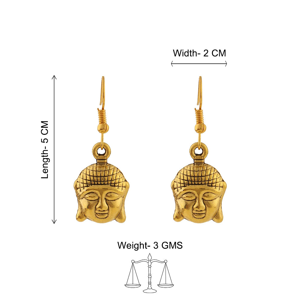Devine aura dangler earrings